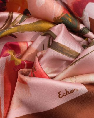 Cosmos Silk Square Scarf