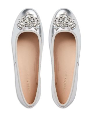 Women's Ellina Embellished Leather Ballet Flats