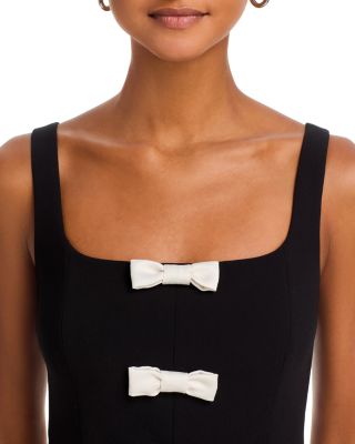 Azra Peplum Bow Top
