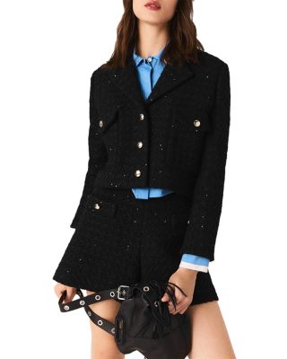 Sequin Tweed Jacket