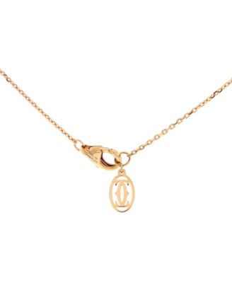 XS Cartier D'Amour Pendant Necklace 18K Rose Gold with Diamond, 16 - 14.75"