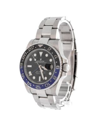 Oyster Perpetual Date GMT-Master II Batman Automatic Watch in Stainless Steel and Cerachrom 40mm