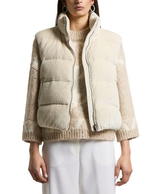 Stand Collar Puffer Vest