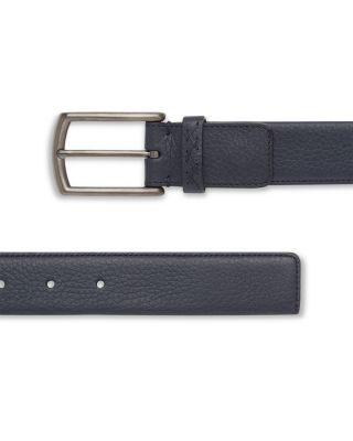 Men's Grained Leather Belt