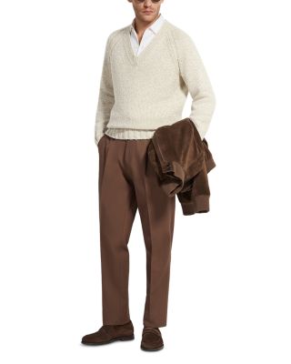 Cashmere & Wool M&eacute;lange V Neck Sweater