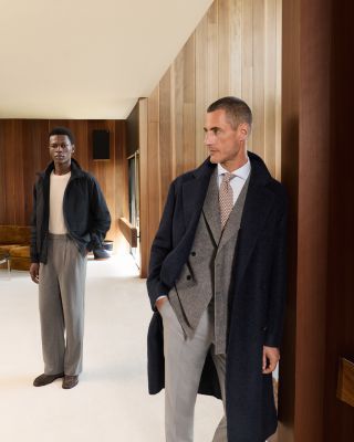 Inspire Slim Fit Wool Trousers