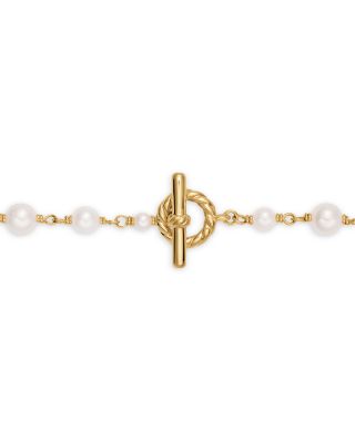Pearl Classics Toggle Chain Necklace in 18K Yellow Gold, 4.5mm