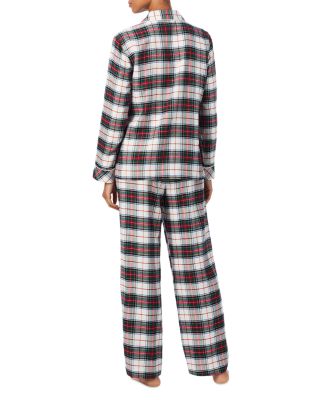 Long Sleeve Notch Collar Pajama Set