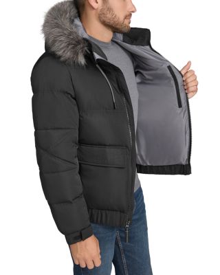 Lithgow Bomber Jacket with Removable Hood