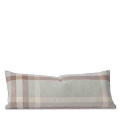 Alpaca Plaid Decorative Lumbar Pillow