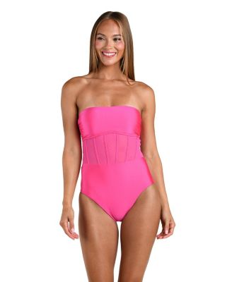 Solid Bandeau One Piece