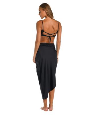 Solid Convertible Faux Wrap