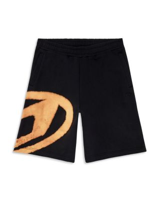P-Crow-Bleach Cotton TK" Shorts