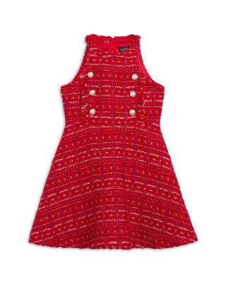 Girls&#39; Roma Boucle Sleeveless Dress - Little Kid, Big Kid