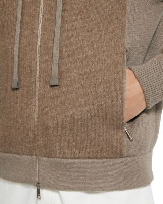 M&eacute;lange Oasi Cashmere Full Zip Hoodie