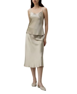  Double-Faced Silk Charmeuse Camisole