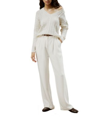 Cable-Knit Wool-Cashmere Blend Sweater