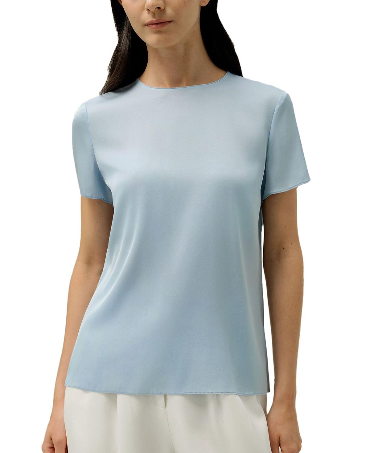 Lilysilk Basic Silk Tee