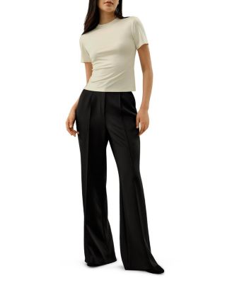 Slim Fitted Silk Jersey Tee