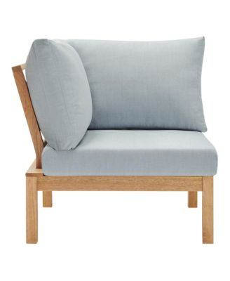 Freeport Karri Wood Sectional Sofa Outdoor Patio Corner Chair