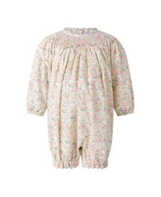 Girls' Floral Smocked Babysuit - Baby