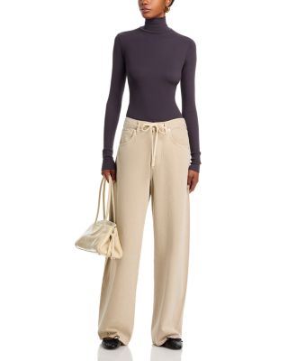 Luxe Rib Turtleneck Tee