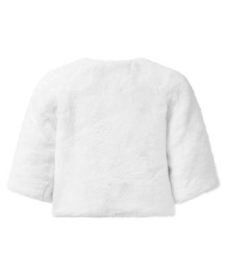 Girls' Diamonte Faux Fur Jacket - Little Kid, Big Kid