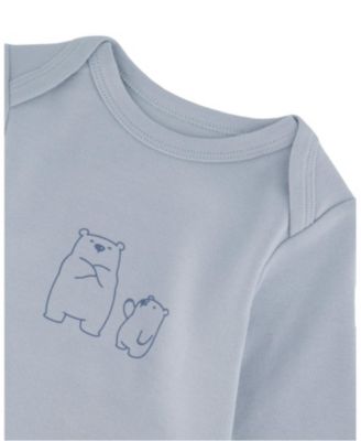 Boys' Organic Cotton Onesie and Overalls Set - Baby