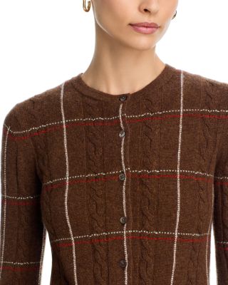 Jane Cashmere Cable Knit Cardigan