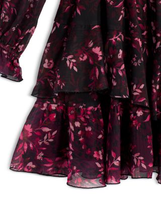 Girls' Long Sleeve Smocked Dress, Little Kid, Big Kid - Exclusive 