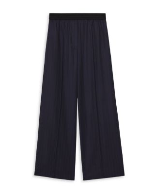 Neave Pinstripe Wide Leg Pants 
