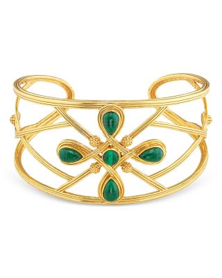 Monique Malachite Gem Cuff