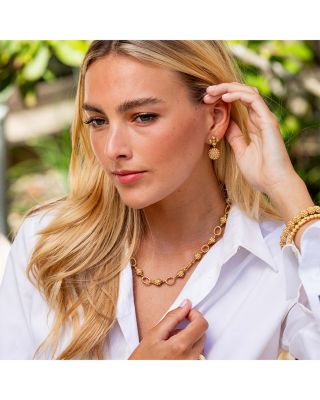 Berry Clover Drop Earrings