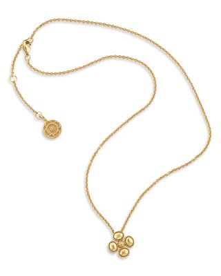 Berry Clover Station Necklace, 16"