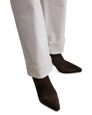 Women's Amy Suede Block Heel Ankle Boots