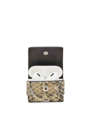 Snake Embossed AirPods Case