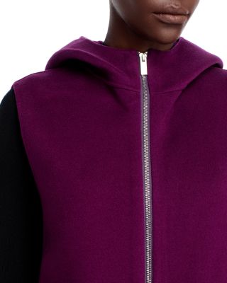 Hooded Wool & Cashmere Vest