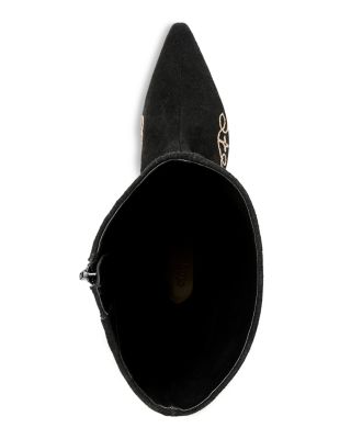 Women's Casey Embroidered Suede Tall Boots