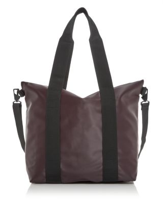 Mini Faux Leather Tote Bag