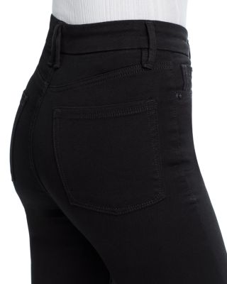 Never Fade High Rise Flare Jeans in Black001