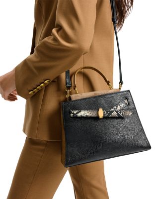 Dash Small Colorblock Leather Crossbody Bag