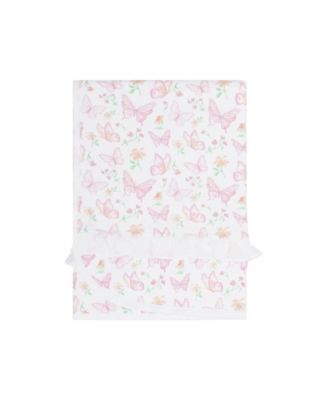 Unisex Butterflies Print Blanket - Baby