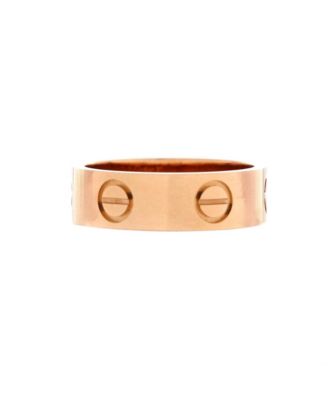  Love Band Ring 18K Rose Gold