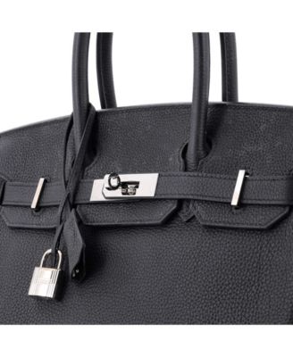  Birkin 30 Handbag Black Togo with Palladium Hardware