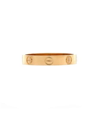  Love Wedding Band Ring 18K Gold