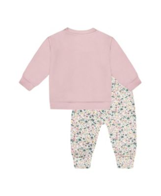 Girls' Organic Cotton Evolutive Pant and Long Sleeve Top Set - Baby