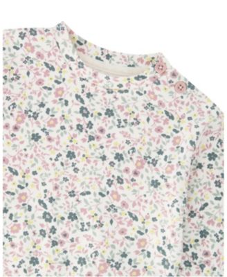 Girls' Organic Cotton Evolutive Pant and Long Sleeve Top Set - Baby