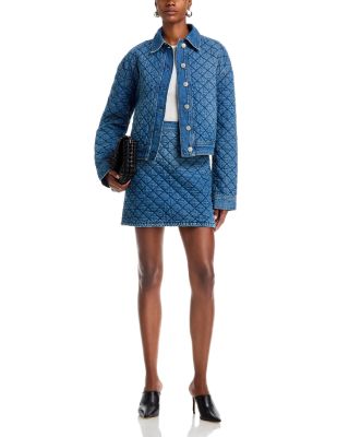 Quilted Denim Jacket