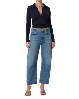 60's Long Sleeve Polo Top