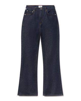 Kimberly 70's High Rise Flare Jeans in Helia